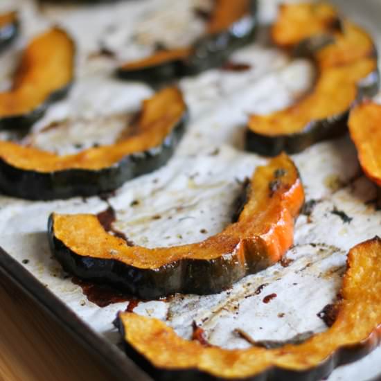 Acorn Squash with Sage Brown Butter