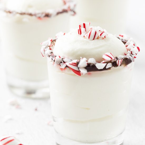 White Chocolate Peppermint Mousse