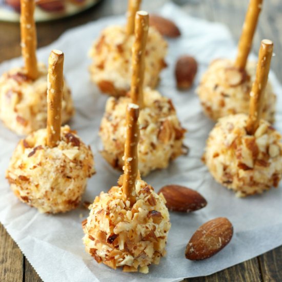 Mini Smokehouse Almond Cheese Balls