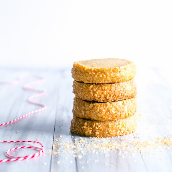 Bourbon Vanilla Bean Shortbread Cookie