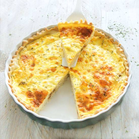 Vegetarian Quiche with Shallot