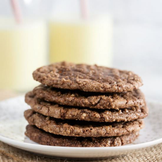 Flourless Chocolate Hazelnut Cookie