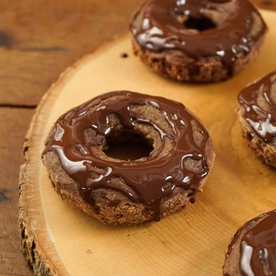 Healthy Chocolate Cake Baked Donuts