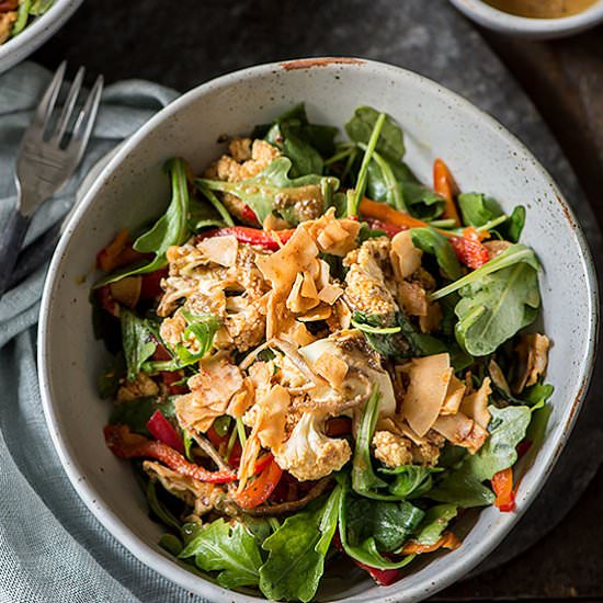 Vegan “Roasted” Cauliflower Salad