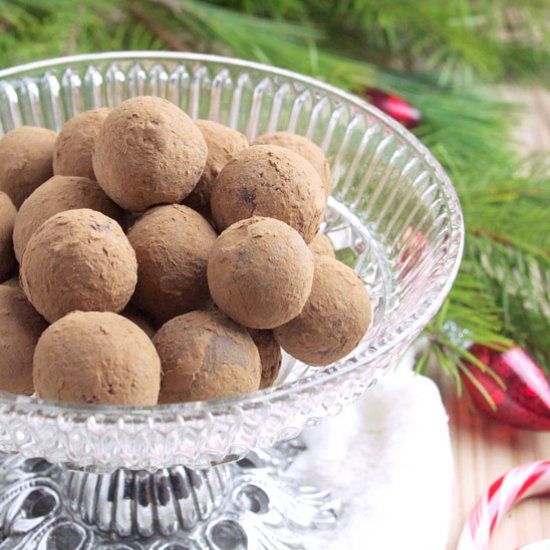 Peppermint Mocha Truffles