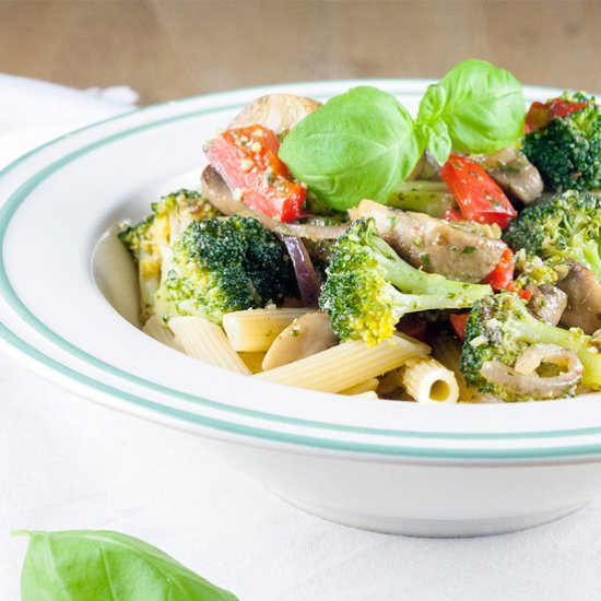 Broccoli pesto pasta