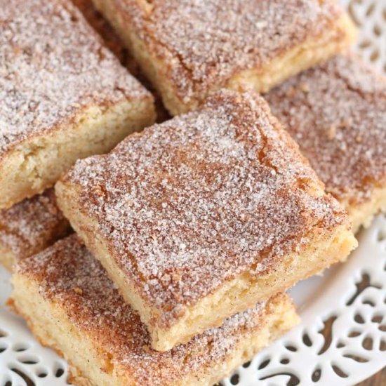 Snickerdoodle Blondies