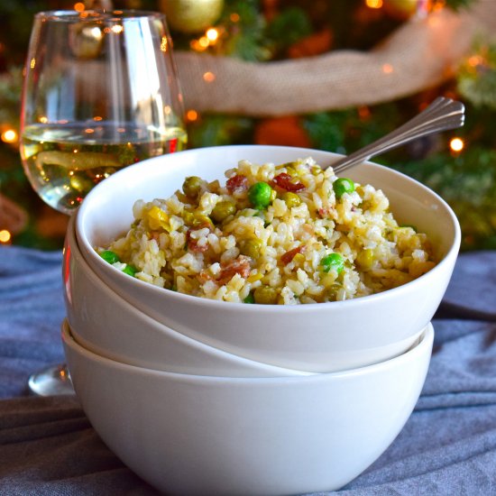 Bacon Leek Rice Wine Butter Sauce