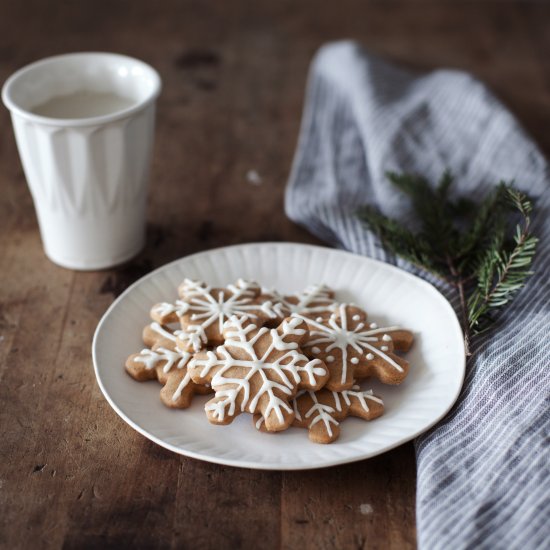 FROSTED GINGERBREAD COOKIES