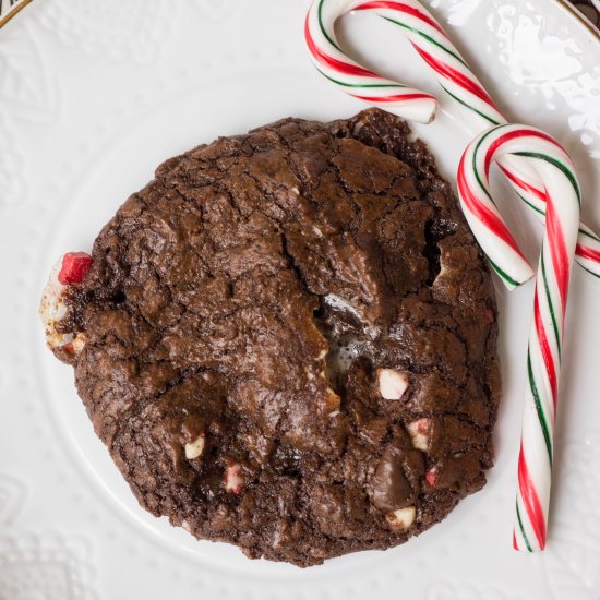 Peppermint Hot Cocoa Cookies