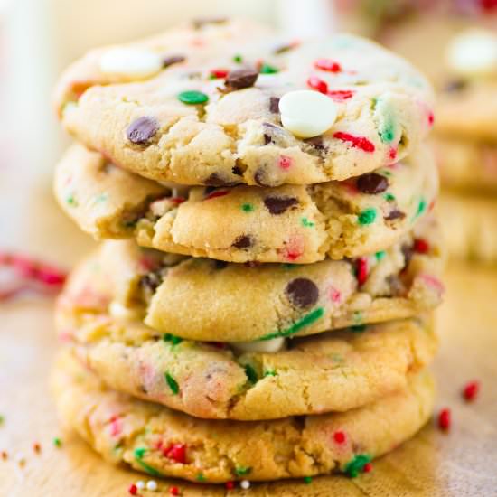 Cake Batter Sugar Cookies