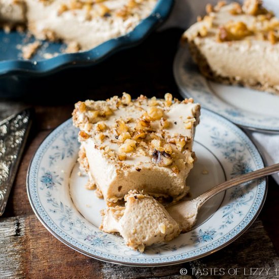 EASY CREAMY MAPLE NUT PIE