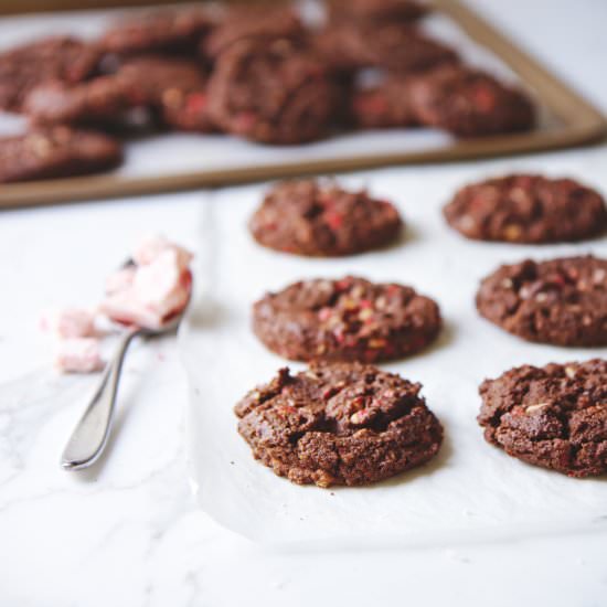 Chocolate Peppermint Shortbread