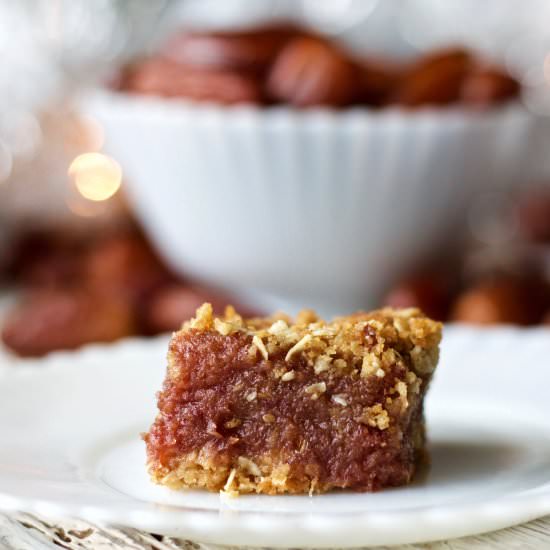 Maple Date Bars