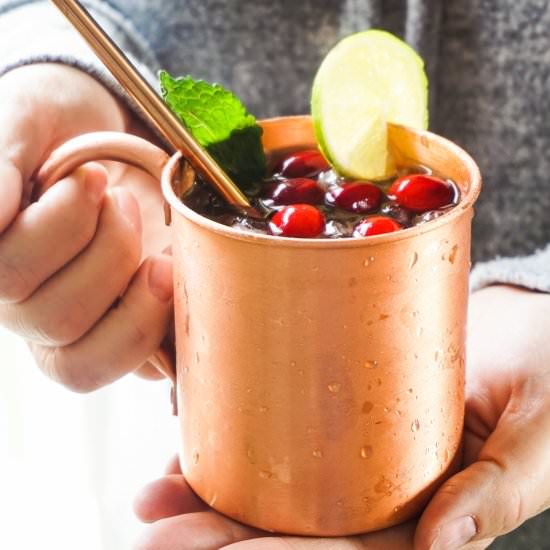 Cranberry Moscow Mule