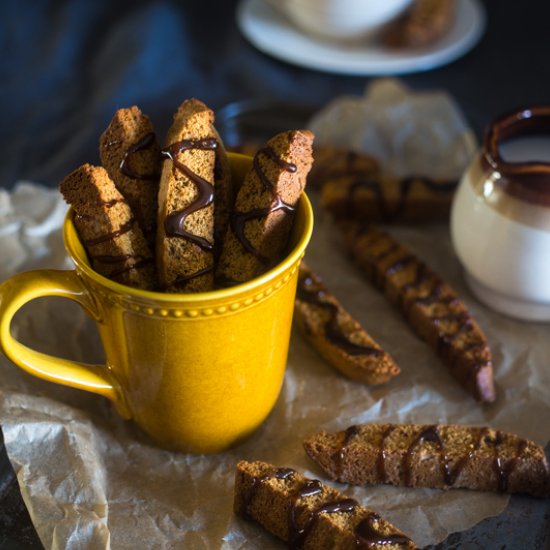 Gluten Free Gingerbread Biscotti