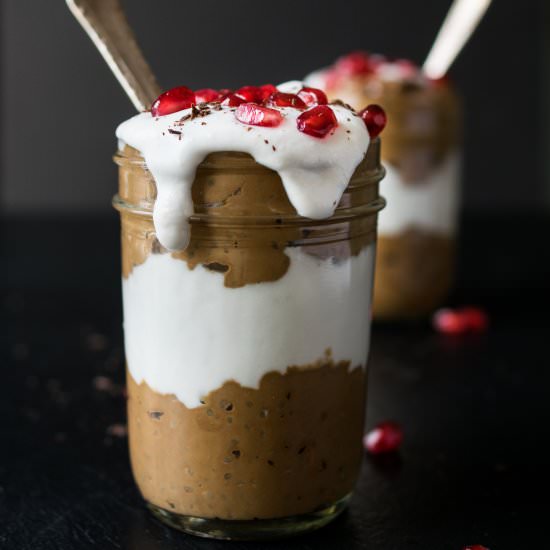 Chocolate Chia Avocado Pudding