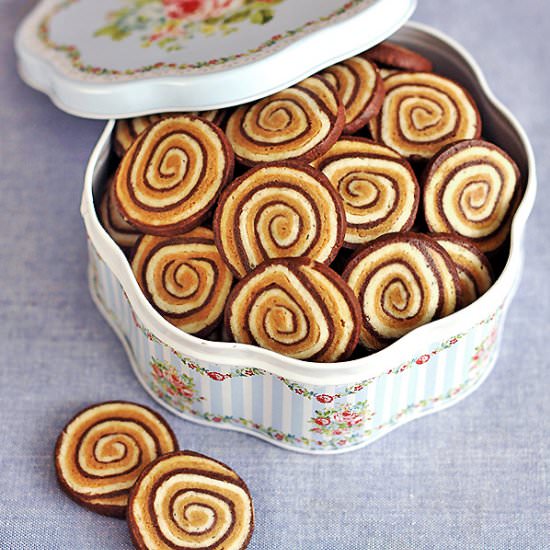 Triple Pinwheel Cookies