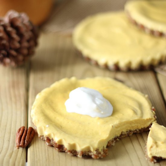 No Bake Vegan Pumpkin Cheesecake