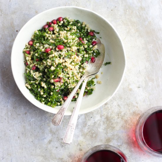 Winter Tabbouleh Salad