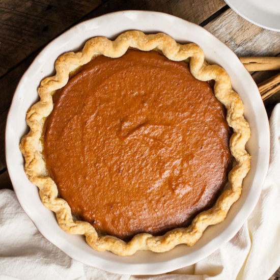 The Perfect Vegan Pumpkin Pie