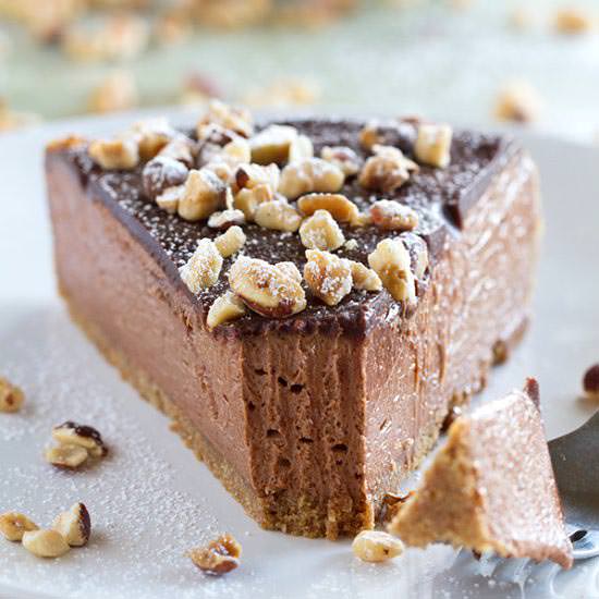 No-Bake Nutella Cheesecake