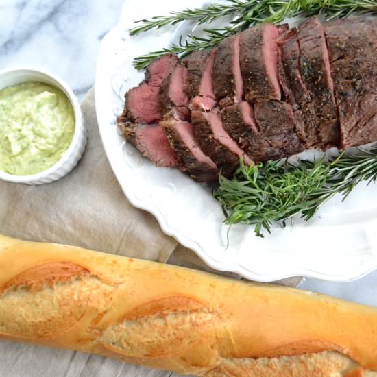 Herb-Roasted Filet of Beef