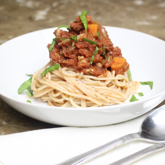 Walnut & Almond ‘Bolognese’ Sauce