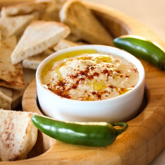 Pineapple Serrano Hummus