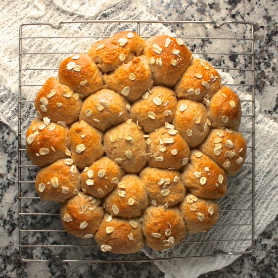 Honey-Wheat Dinner Rolls