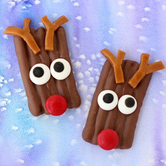 Chocolate Pretzel Rudolph