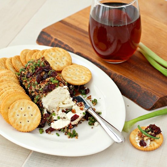 Savory Goat Cheese Log Appetizer