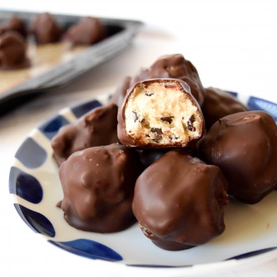 Cookie Dough Chocolate Balls