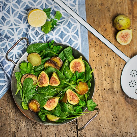 Spinach Salad with Figs