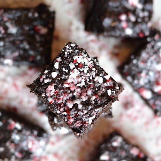 Dark Chocolate Peppermint Brownies