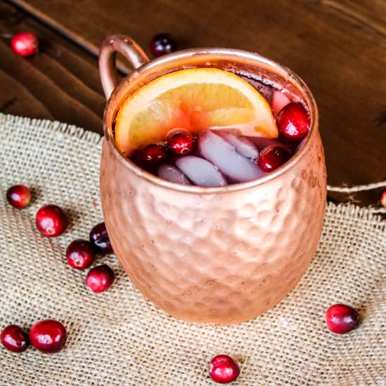 Cranberry Orange Moscow Mules