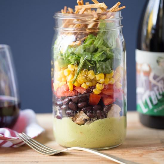 Mason Jar Mexican Salad