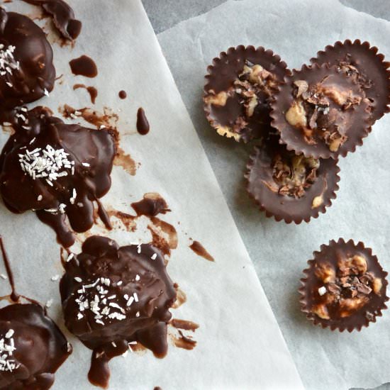 Bounty Bites + Peanut Butter Cups