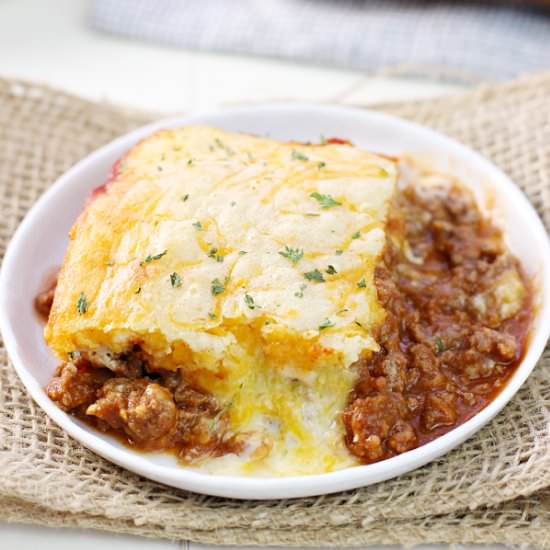 Cheesy Sloppy Joe Bake