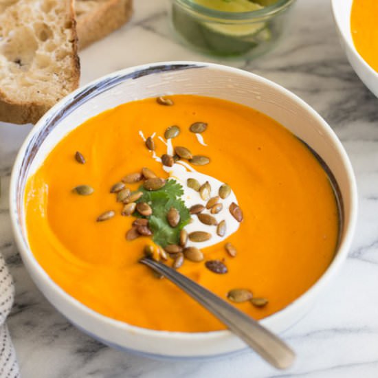 Curried Ginger Carrot Soup