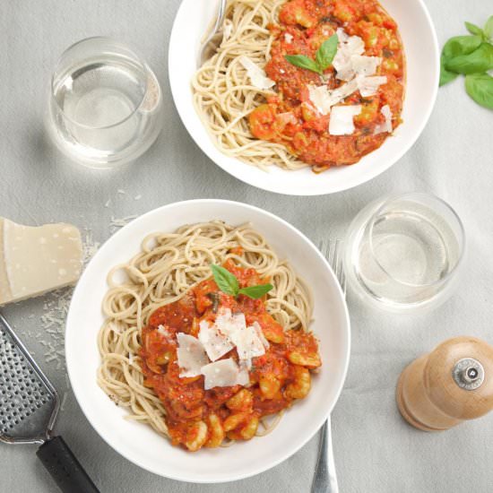 Prawns in Fiery Tomato Sauce