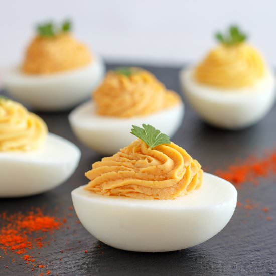 deviled eggs