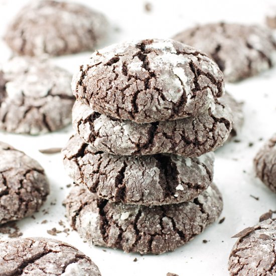 Chocolate Crinkle Cookies