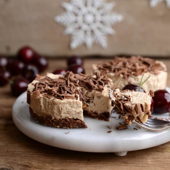 No Bake Chestnut Cheesecakes