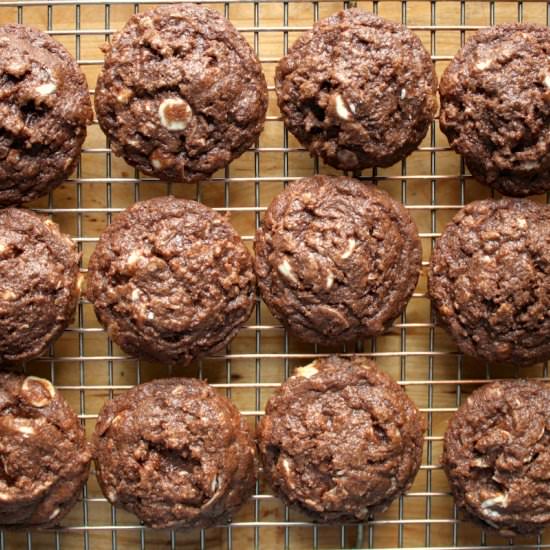 Chocolate White Chocolate Cookies