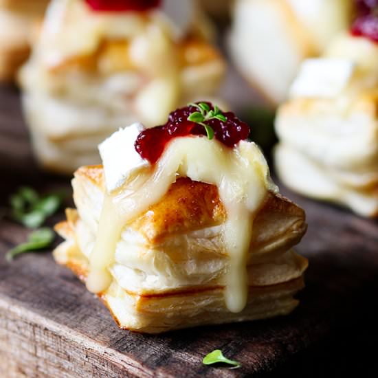 Cranberry and Brie Bites