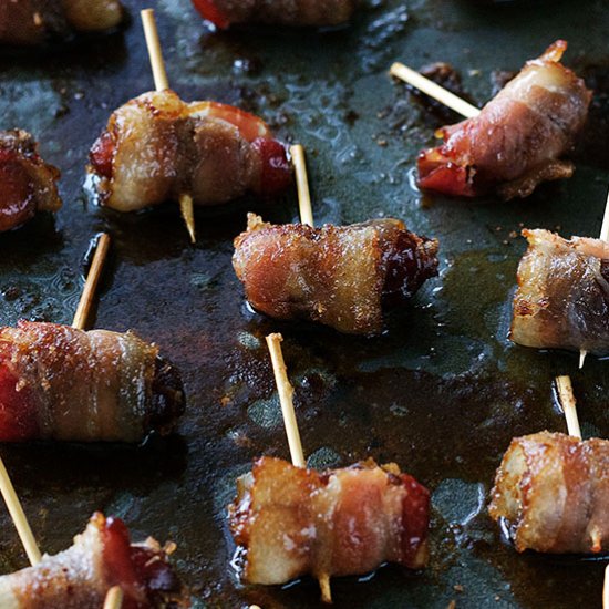 Bacon-Wrapped Dates