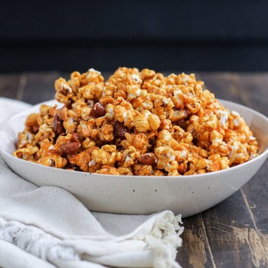 Salted Honey Almond Caramel Corn