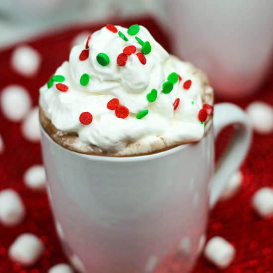 Crock Pot Skinny Hot Chocolate