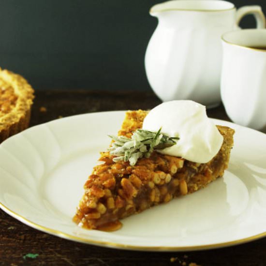 Rosemary Pine Nut Tart